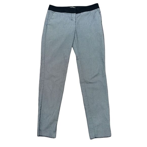 EXPRESS Columnist Black & White Dress Pants Size 0R - Picture 2 of 9